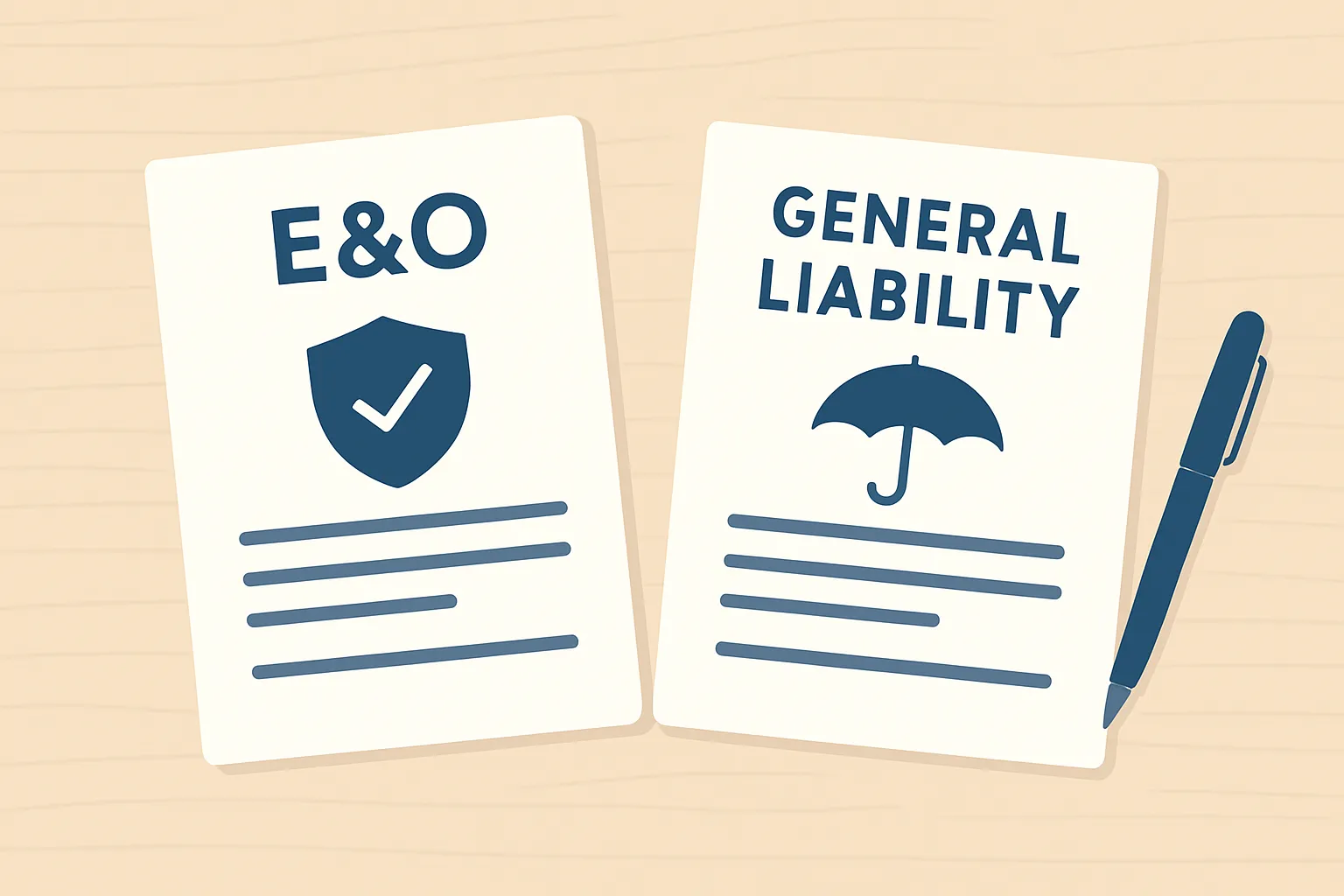 E&O and General Liability policy documents