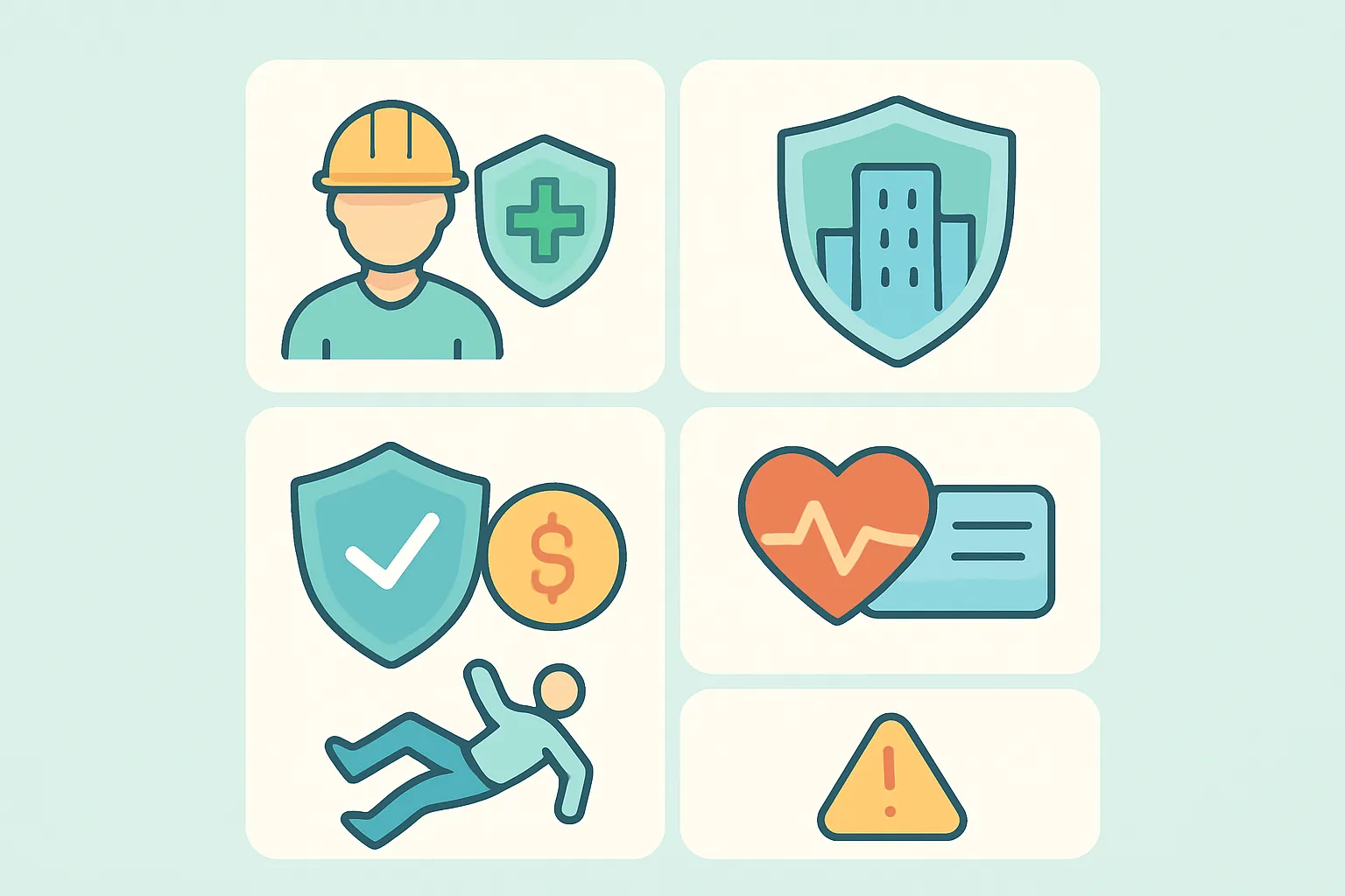 Comparison of insurance coverages for cleaner injuries