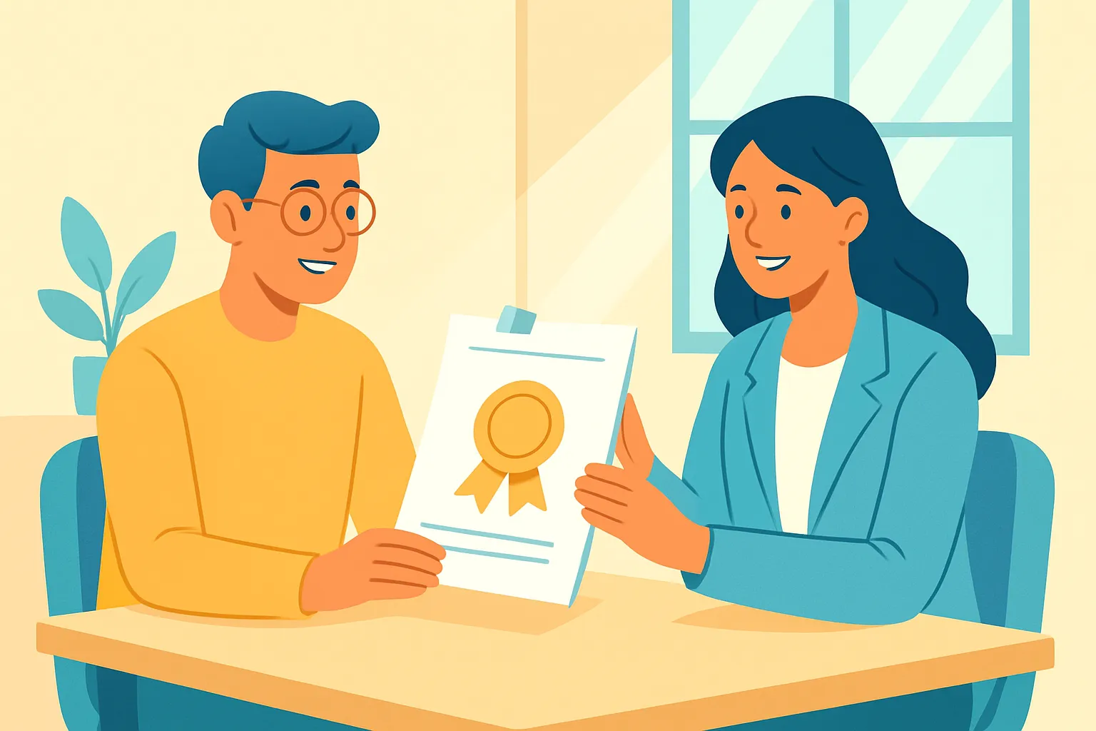 Consultant and contract officer review bid packet and certificate of insurance