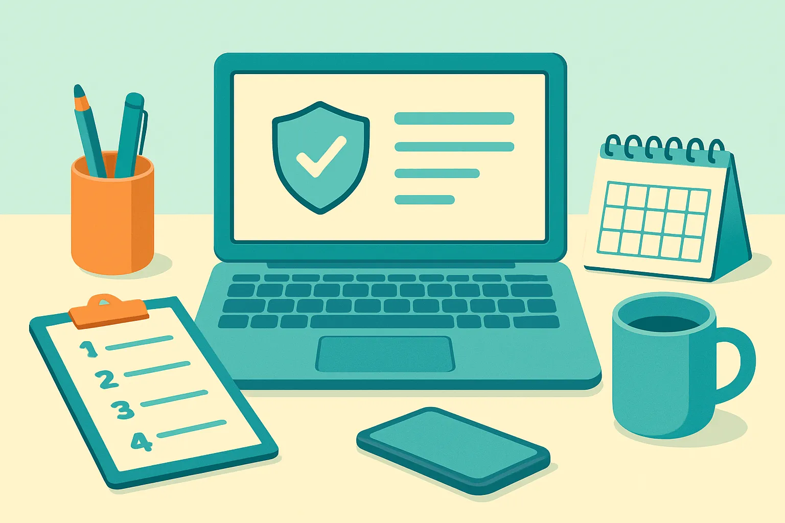 Checklist and paperwork for handling an insurance claim